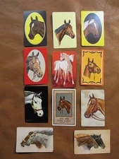 Lot Of 11 Horse Equestrian Swap Playing Cards