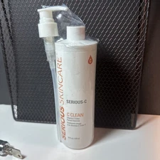 Serious-C Clean Skin Care C-Clean Facial Cleanser 16oz- New