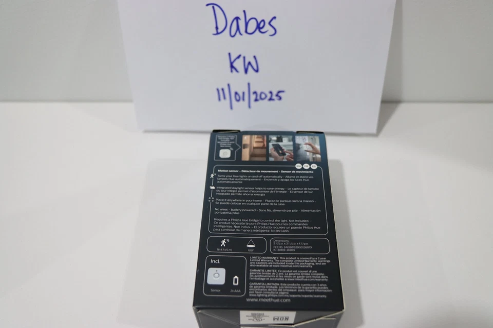 Sensor de movimiento inalámbrico inteligente Philips Hue - blanco (473389) Foto 2 de 4