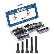 50pcs M6 Socket Head Cap Screw Bolts Nut Kit, Alloy Steel