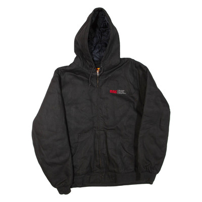 CORNER STONE Herren Jacke schwarz mit Kapuze XL
