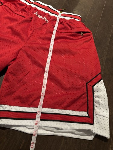 Just Don Shorts Mens Medium Chicago Bulls 1997 - 1998 Like New - Picture 5 of 5