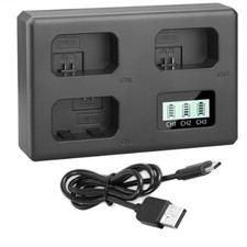 NP-FW50 NPFW50 Chargeur de Batterie 3 Emplacements pour  Alpha ZV-E10 A64003054