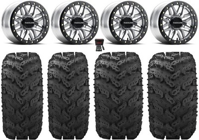 Raceline Ryno Bdlk 14''Mh Wheels 27''Reptile Tires Can-Am Commander Maverick