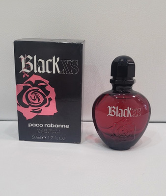 Black XS By Paco Rabanne Women-Eau De Toilette Spray-1.7oz/50ml- New In Box