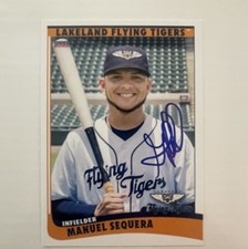 Manuel Sequera SIGNED 2022 Choice Lakeland Flying Tigers #29 IP AUTO