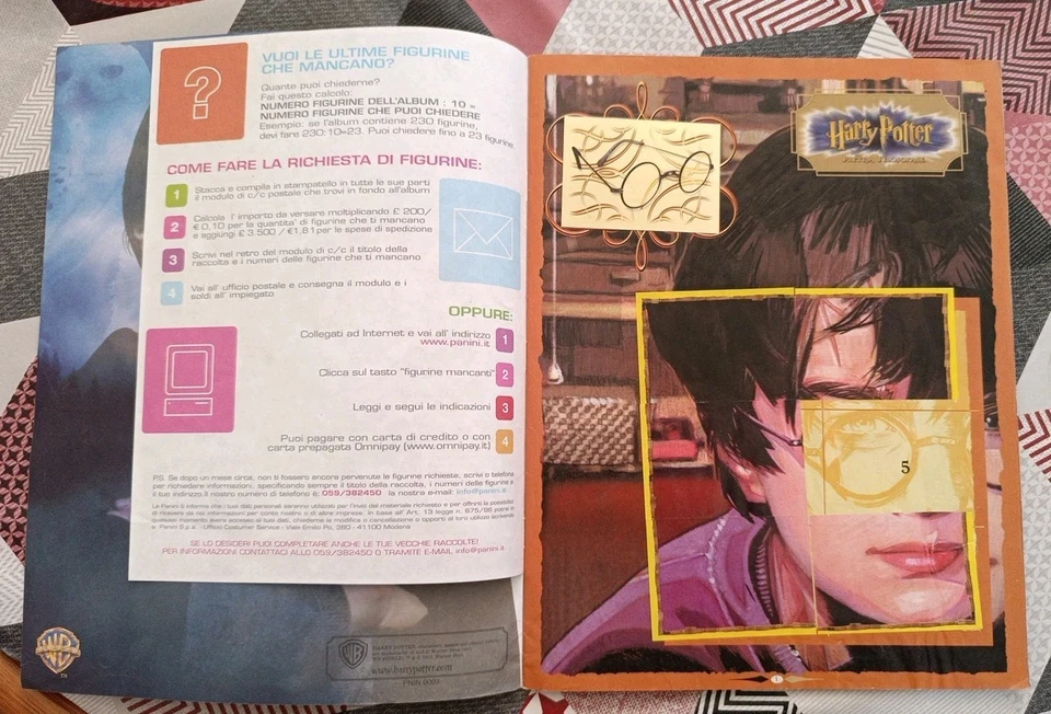 harry potter e la pietra filosofale Album Panini 2001  Ottimo Incompleto - Immagine 4 di 4