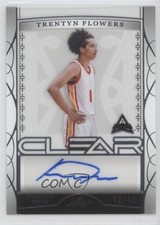 2022-23 Leaf Trinity Clear Auto Silver 12/49 Trentyn Flowers #CA-TF1 Auto 13u1