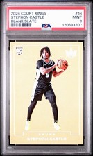 2024 PANINI COURT KINGS BLANK SLATE #14 STEPHON CASTLE PSA 9 RC SPURS