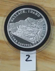 Wallace Idaho Silver Capitol of The World - 1 Troy Oz .999 Fine Silver Round #2