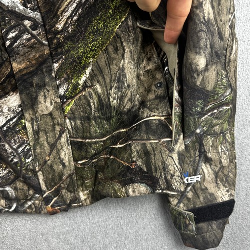 Shield Series Rain Blocker Jacket Youth Medium Camo Mossy Oak Hunting Coat Outdo - Picture 8 of 11