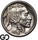 1913 Buffalo Nickel Type 1, Frosty Near Gem BU++