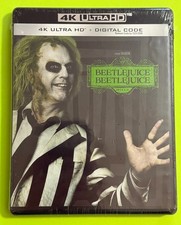 Beetlejuice Beetlejuice New 4K UHD Blu-ray  Digital Copy exp. 12/31/26