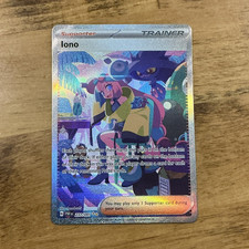 Pokemon TCG Iono 237/091 SV Paldean Fates SIR Full Art Holo on eBay