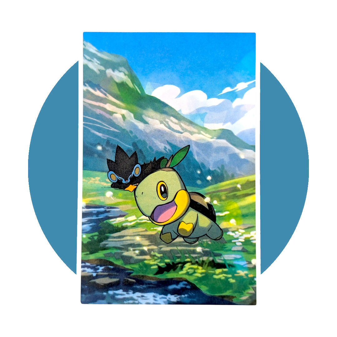 Pokemon Puzzle Art Card: Turtwig #387