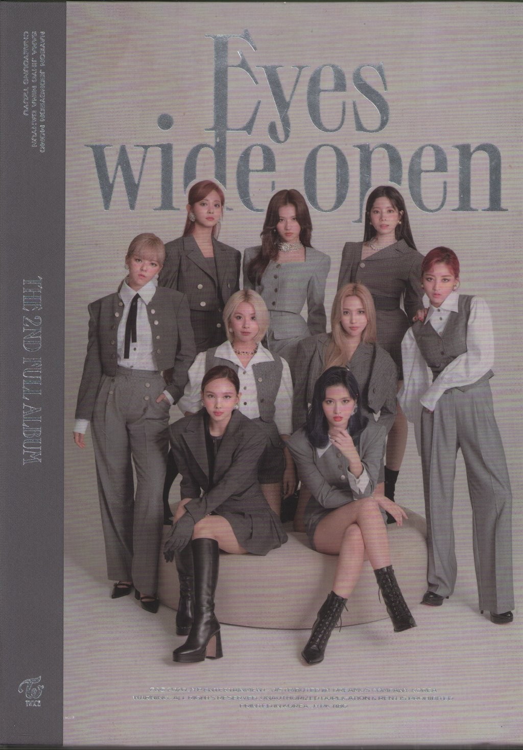 Twice Eyes Wide Open CD box set Korea Jyp Entertainment 2020 Style version with