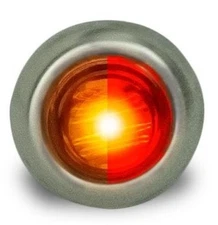 NEW Dual Revolution Light 3/4" Amber to red Bright LED
