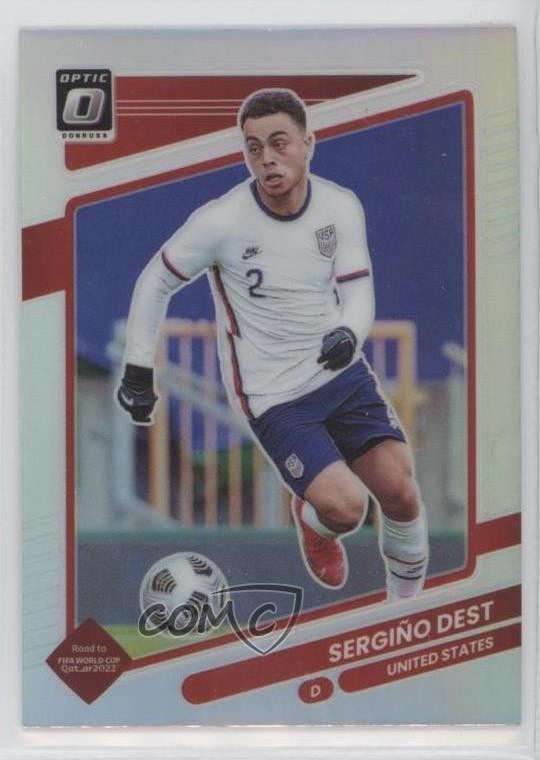 2021-22 Panini Donruss Road to Qatar Optic Holo Prizm Sergino Dest #162 1s8