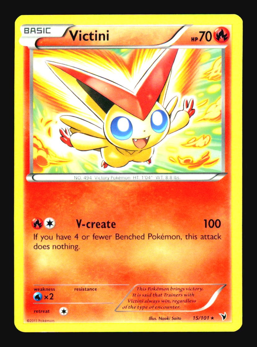 Pokemon Victini (15) 15/101 Noble Victories Rare
