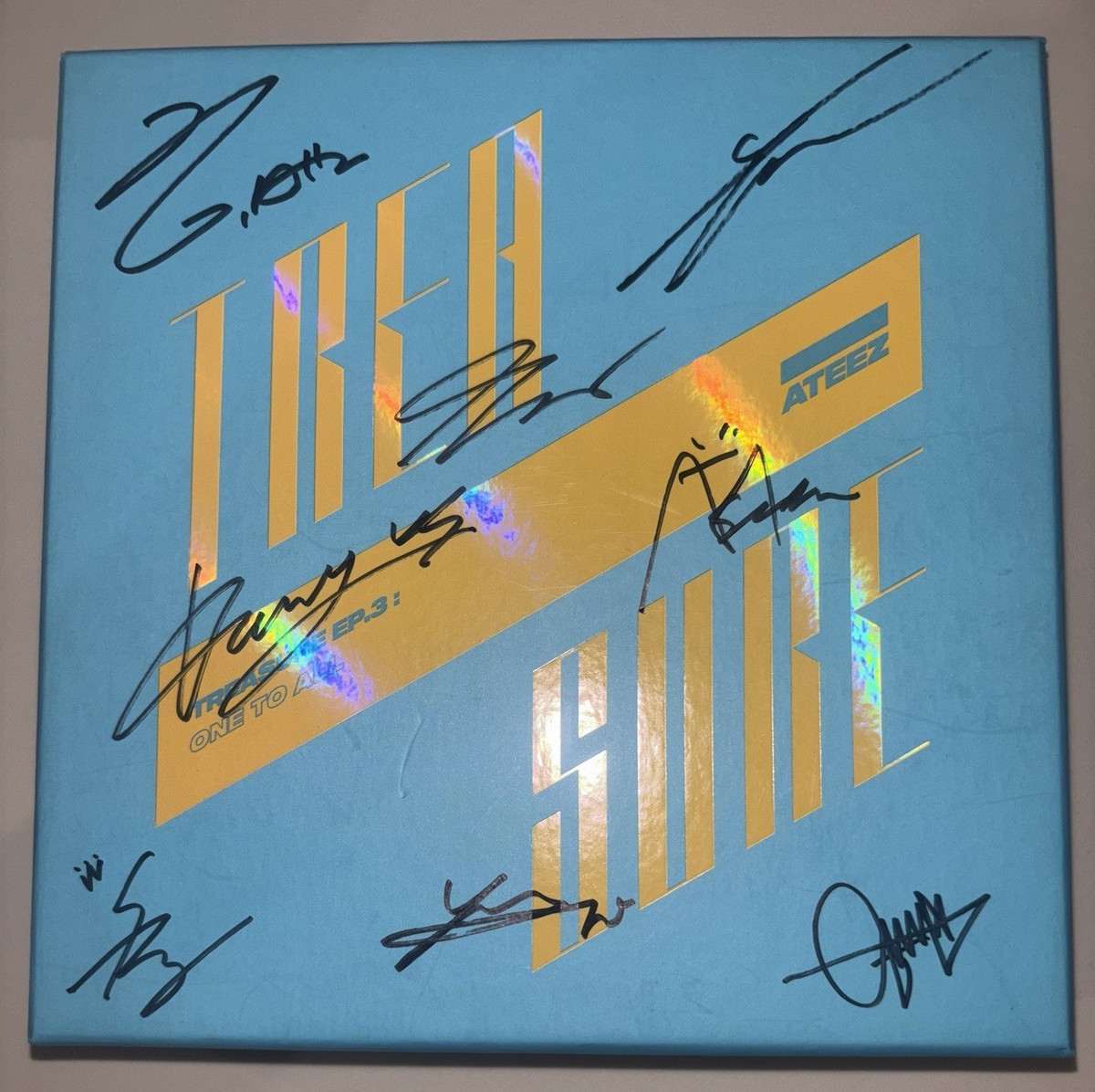 ATEEZ [TREASURE EP.3 : One To All] Autographed Signed Album