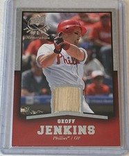 Geoff Jenkins 2008 Upper Deck Timeline Memorabilia GU Bat #TM-GJ (MEM)
