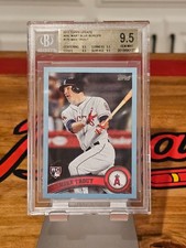 2011 Topps Update Mike Trout Wal Mart Blue Border #US175 BGS 9.5 Rookie RC