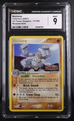 Machamp 11/108 CGC 9 Reverse Holo EX Power Keepers Pokemon Card - Photo 1/2