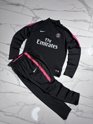 Nike Paris Saint Germain PSG Training Set Track Suit Soccer Boys Size 15 Years