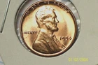 1954-P  @  uncirculated"  Lincoln Wheat Penny from Org roll**