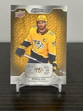 Roman Josi 2023-24 Upper Deck Engrained Oak  327/349 Nashville Predators