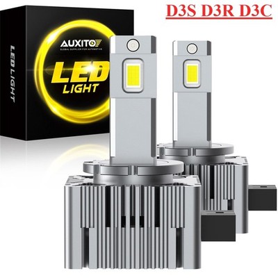 D3S D3R LED Headlight Bulbs 200W Replace HID Xenon Super White Conversion Kit Y9