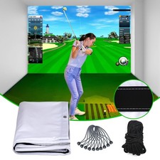 Golf Impact Screen,Easy to Install and Thicker Golf Simulator Impact Screen w...