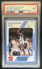 1989 North Carolina's Finest Michael Jordan No Trademark Error Card #18a PSA 9