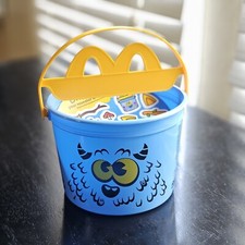 2024 McDonald's Halloween Boo Bucket Pail Blue Monster Happy Meal