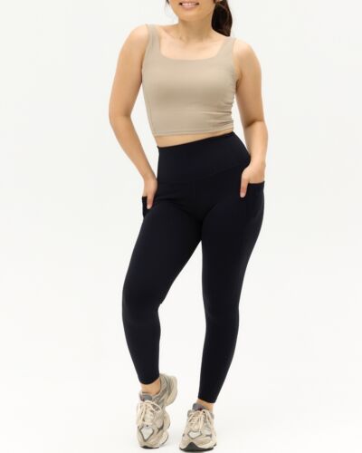 Women’s High-Waist Performance Leggings with Side Pockets - Picture 7 of 7