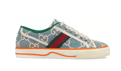 GUCCI Tennis 1977 Low-top Sneakers Women's Blue 606110 H0G10 3460