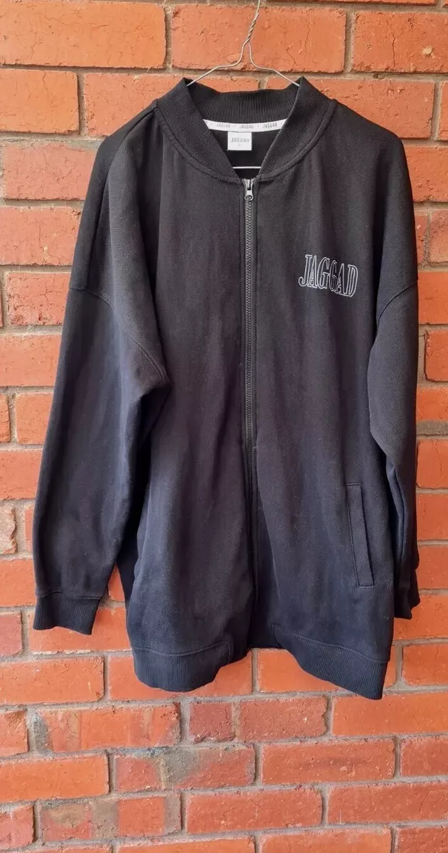Mens Black jaggad zip jumper size XL eBay