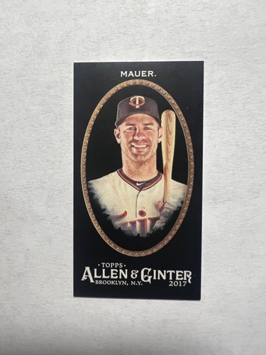 Joe Mauer [Mini] #334 2017 Topps Allen & Ginter X card