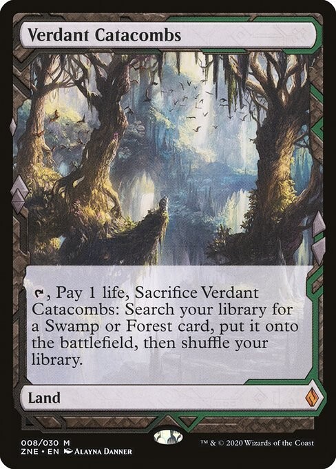 Verdant Catacombs Full Art FOIL #8 | ZNE Zendikar Rising Verdant Catacombs Full Art FOIL #8 | ZNE Zendikar Rising