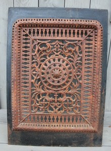 W Jackson Son Cast Iron Fireplace Panel Ny No 288 Parlor Summer