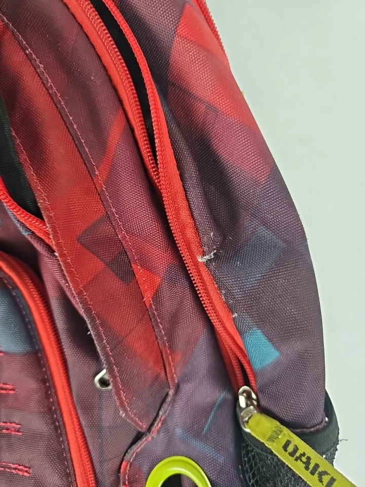 Oakley Flak Pack XL Mochila Escuela Viaje Rojo 4 Bolsillos Portabotellas de Agua Foto 3 de 4