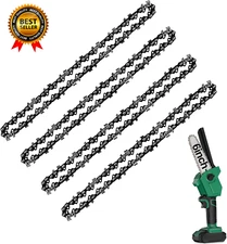 Mini Chainsaw Chain 6 Inch Replacement Guide Saw Chain for 6 Inch Mini Cordless