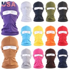 Thin Cooling Balaclava Full Face Mask UV Protection Ski Sun Hood Tactical Masks