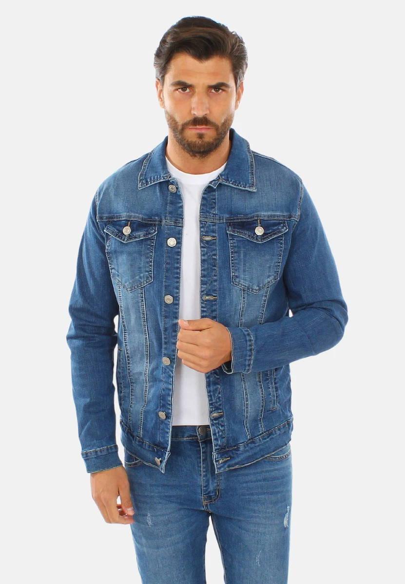 Giubbotto top di jeans