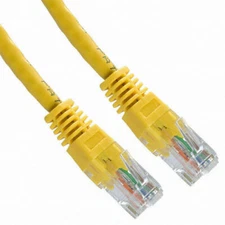 10ft CAT5e Ethernet Network LAN Router Patch Cable Cord Wire 350 MHz RJ45 Yellow