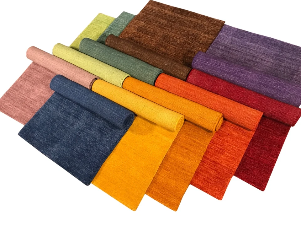 Orientteppich Handgewebt Gabbeh Teppich 100% Wolle Handloom Brücke Fussmatten - Bild 2 von 4