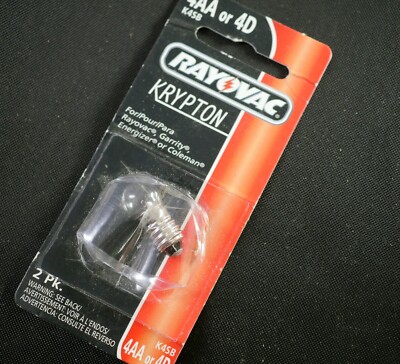 RAYOVAC Krypton K3SB-2 4.8V 0.5A screw base flashlight screw bulb for 4 batterie