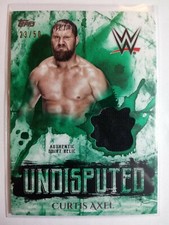 WWE Curtis Axel 2018 Topps Undisputed Green Shirt Relic Card SN 23 of 50