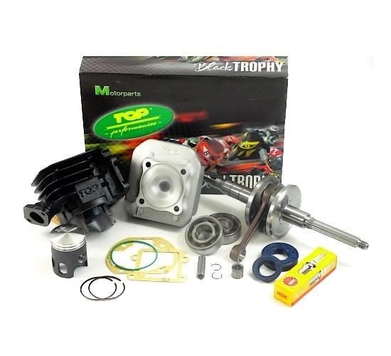 Kit haut moteur Top Perf 50cc fonte pour remplacer le cylindre usé de Booster