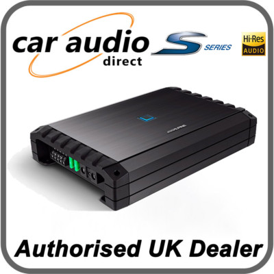 Alpine S-Serie S2-A55V 5-Kanal Klasse D Auto Lautsprecher und Subwoofer Verstärker
